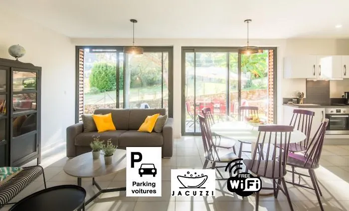 Plein Sud Avec Jacuzzi Privatif Et Parking Prive